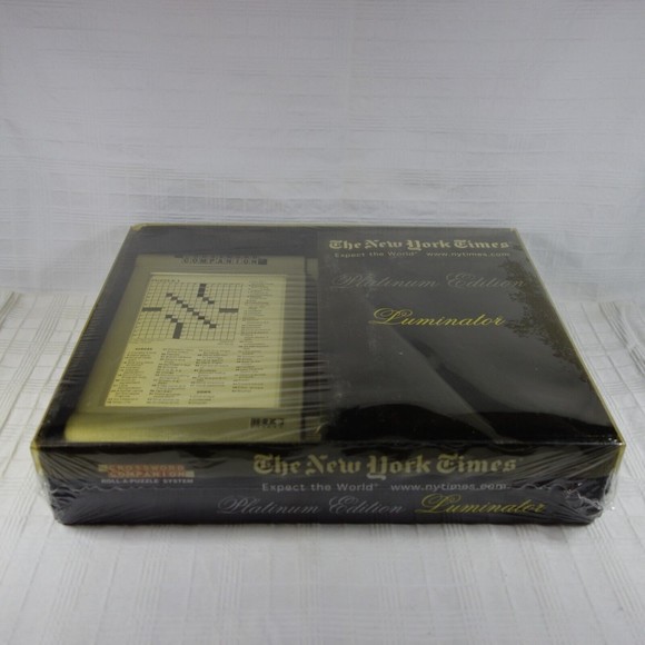 The New York Times Crossword Companion Luminator Platinum Edition Factory Sealed - Picture 3 of 8